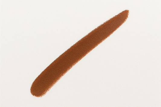 Medium brown lip liner swatch