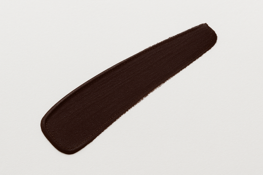 Very dark brown lip liner swatch